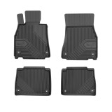 Covorase Auto Dedicate Frogum Tip Tavita Lexus LS III XF30 2000-2006, Material TPE Eco, Negru, Set 4 Bucati, Margine 4cm