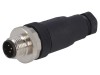 TE Connectivity Conector M12 5-PIN Tată IP67 Montare Cablu Drept PG7 60V 4A