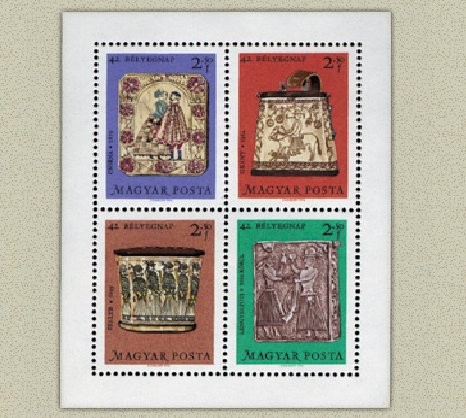 Ungaria 1969 - Ziua marcii postale 42, bloc neuzat