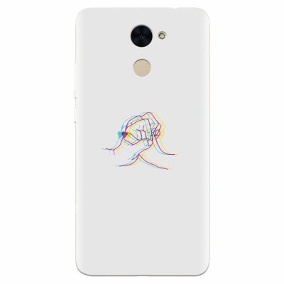 Husa silicon pentru Huawei Enjoy 7 Plus, With Love foto