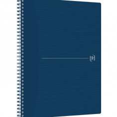 Caiet Cu Spirala A4+, Oxford Origins, 70 File-90g/mp, Scribzee, Coperta Pp - Dictando - Albastru