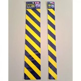 Banda avertizare, cu prindere magnetica, 1m, negru/galben