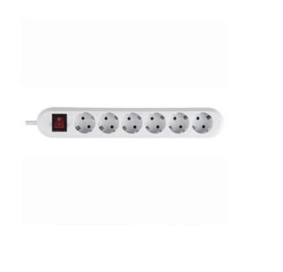 Prelungitor Bachmann SMART 6xCEE7/3 PC, cu intrerupator, lungime cablu 1.5m, foto