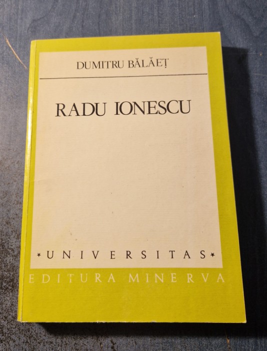 Radu Ionescu de Dumitru Balaet