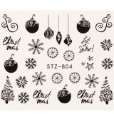 Tatuaj Unghii LUXORISE Simple Holiday Treats, STZ-804