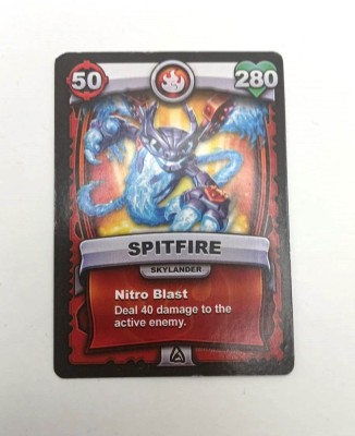 Skylanders Spitfire - Battlecast - trading card foto