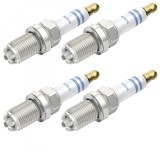 Cumpara ieftin Set 4 bujii scanteie Bosch pentru Audi A4 B6 B7, A5, A6 C6, A8 D2 D3, Bmw Seria 1, VW Phaeton, Touareg