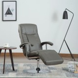 vidaXL Fotoliu TV, gri, piele ecologică 248588