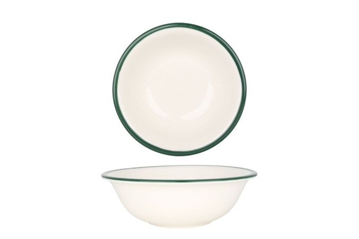 Rinart Bol - Green Edge - Por&Aring;&pound;elan - 16 cm (400cc) - set de 6