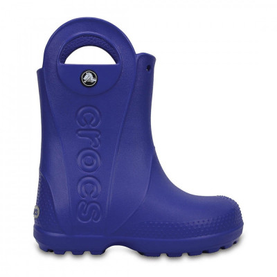 Cizme Crocs Handle It Rain Boot Albastru - Cerulean Blue foto