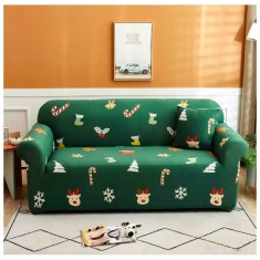 Husa Canapea 3 Locuri Elastica Moderna, Model de Craciun - JOJ606