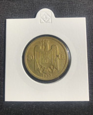 Moneda 20 lei 1930 fără semn monetarie foto