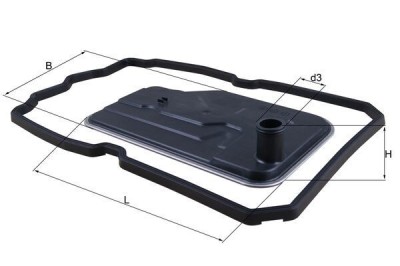 MAHLE HX 124D Filtru hidraulic, cutie de viteze automata foto