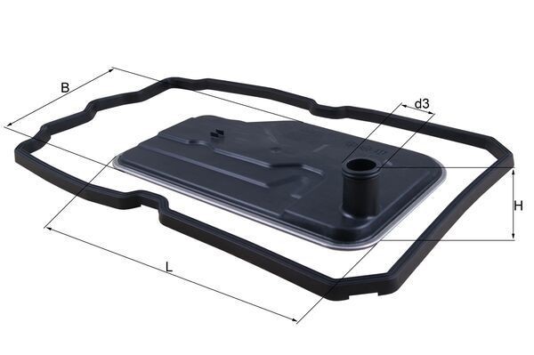 MAHLE HX 124D Filtru hidraulic, cutie de viteze automata