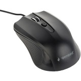 GEMBIRD MUS-4B-01 optical mouse MUS-4B-01 1200 DPI USB Black 1.35m cable length