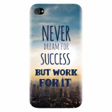 Husa silicon pentru Apple Iphone 4 / 4S, Never Dream