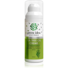 Green Idea Tea Tree Oil Creme crema de zi regeneranta pentru ten acneic 50 ml