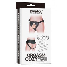 Chilot StrapOn Lovetoy "Orgasm Cozy" - Negru##