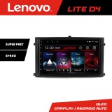 Navigatie Android Lenovo SsangYong Rexton 2019+ 4GB RAM 64GB Multimedia Comenzi Volan Waze