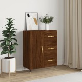 vidaXL Servantă, stejar maro, 69,5x34x90 cm, lemn prelucrat