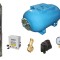 Kit complet sistem hidrofor, pompa de apa submersibila Raider RD-WP31/24, rezervor de 24 litri, presostat, racord 5 cai, manometru, 070138/24