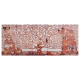 Set tablouri din panza, imprimeu copac, galben, 150 x 60 cm