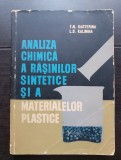 Analiza chimică a rășinilor sintetice și a materialelor plastice - T. N. Kasterina, L. S. Kalinina