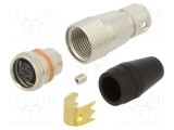 Conector circular HIROSE HR25 mufă mamă 6 pini drept 30V AC 42V DC 1A aurit
