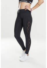 Ladies Ribbon Mesh Leggings foto