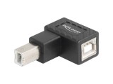 Adaptor USB 2.0 cu soclu USB B și mufă 90&deg; DELOCK