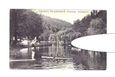 CP Poneasca - Baile, pana in 1918, animata, cu barci, stare foarte buna