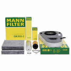 Filtru Aer + Polen + Ulei + Combustibil Mann Filter Bmw Seria 5 F07 09-17 foto