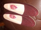Pantofi din piele intoarsa naturală