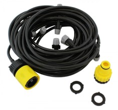 Furtun aspersor gradina, reglare flux apa, 10 m, negru MultiMark GlobalProd foto