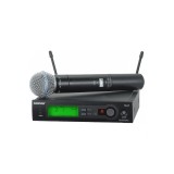 Microfon profesional fara fir Shure SLX24/BETA 58A L4 cu receiver incorporat