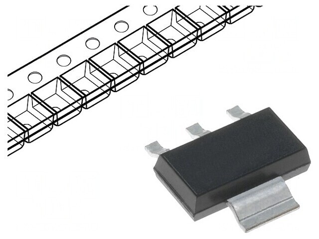 Power Switch High-Side 700mA N-Channel SMD