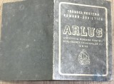 ACTE (5) Carnet de membru ARLUS din 1953, eliberat in Campulung, plin cu timbre cotizatie de 10 Lei, document vechi RPR de colectie