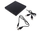 Unitate optică externă DVD USB neagră