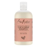 Șampon SheaMoisture Coconut &amp;amp; Hibiscus Curl &amp;amp; Shine pentru păr creț și des, 384 ml