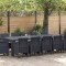 vidaXL Set de masă de grădină cu perne 13 pcs Antracit și gri deschis