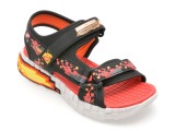 Cumpara ieftin Sandale SKECHERS negre, MEGA-SPLASH 4K, din piele ecologica