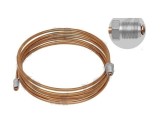 Conducta frana cupru cu niplu diametru 4,75 mm, filet exterior, Grosime perete 0,9 mm, filet M10x1/M12x1, lungime 3700 mm