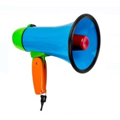 Megafon cu maner pliabil, 10 W, 3 functii, inregistrare/redare
