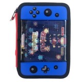 Penar Echipat Triplu cu Model Gaming, 15x21x7cm, Negru cu Detalii Rosii, CMCLASS
