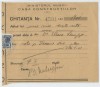 Romania, Ministerul Muncii, Casa Constructiilor, Chitanta, Bucuresti, 1940
