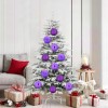 VidaXL Set de Globuri de Crăciun 9 pcs Violet 42018878