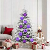 vidaXL Set de Globuri de Crăciun 9 pcs Violet 42018878