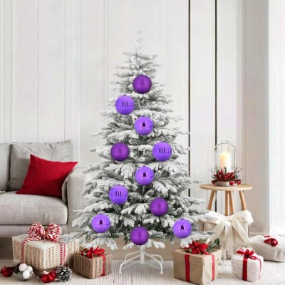 vidaXL Set de Globuri de Crăciun 9 pcs Violet 42018878 foto