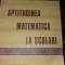 APTITUDINEA MATEMATICA LA SCOLARI IOAN BERAR