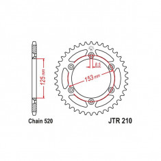 MBS Pinion spate Z52 SC - Self Cleaning Lightweight Rear, Cod Produs: JTR21052SC